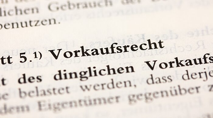 Vorkaufsrecht-Immobilien