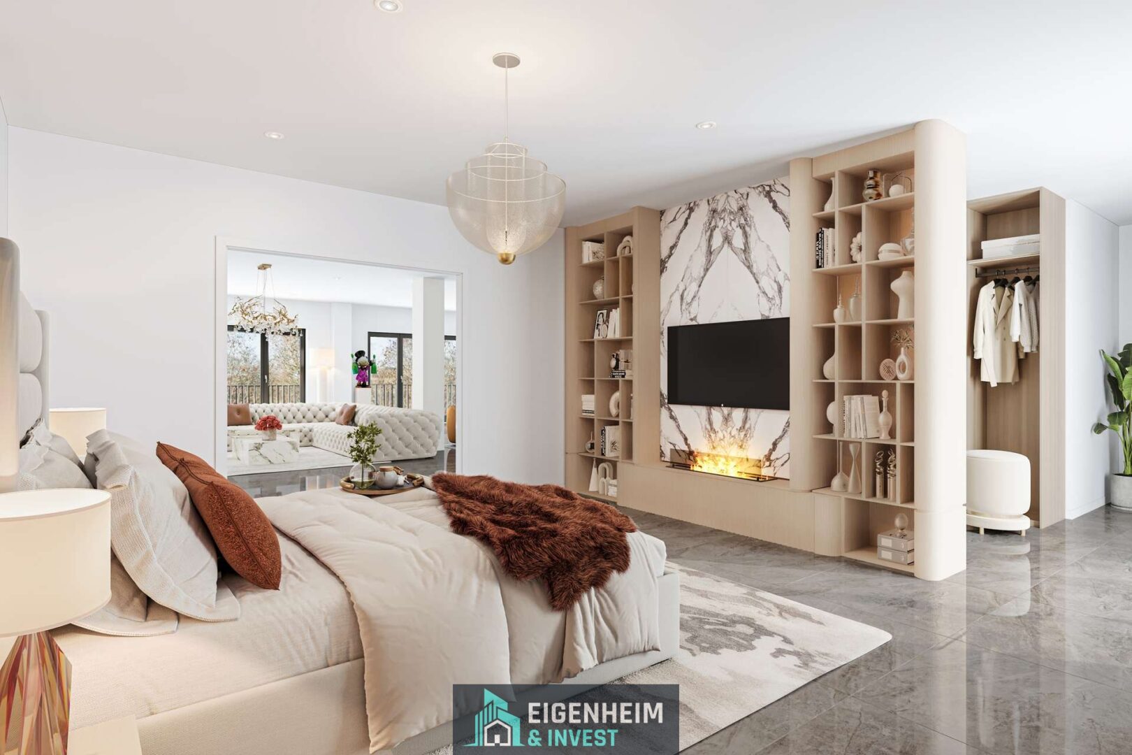 Visualisierung Schlafzimmer