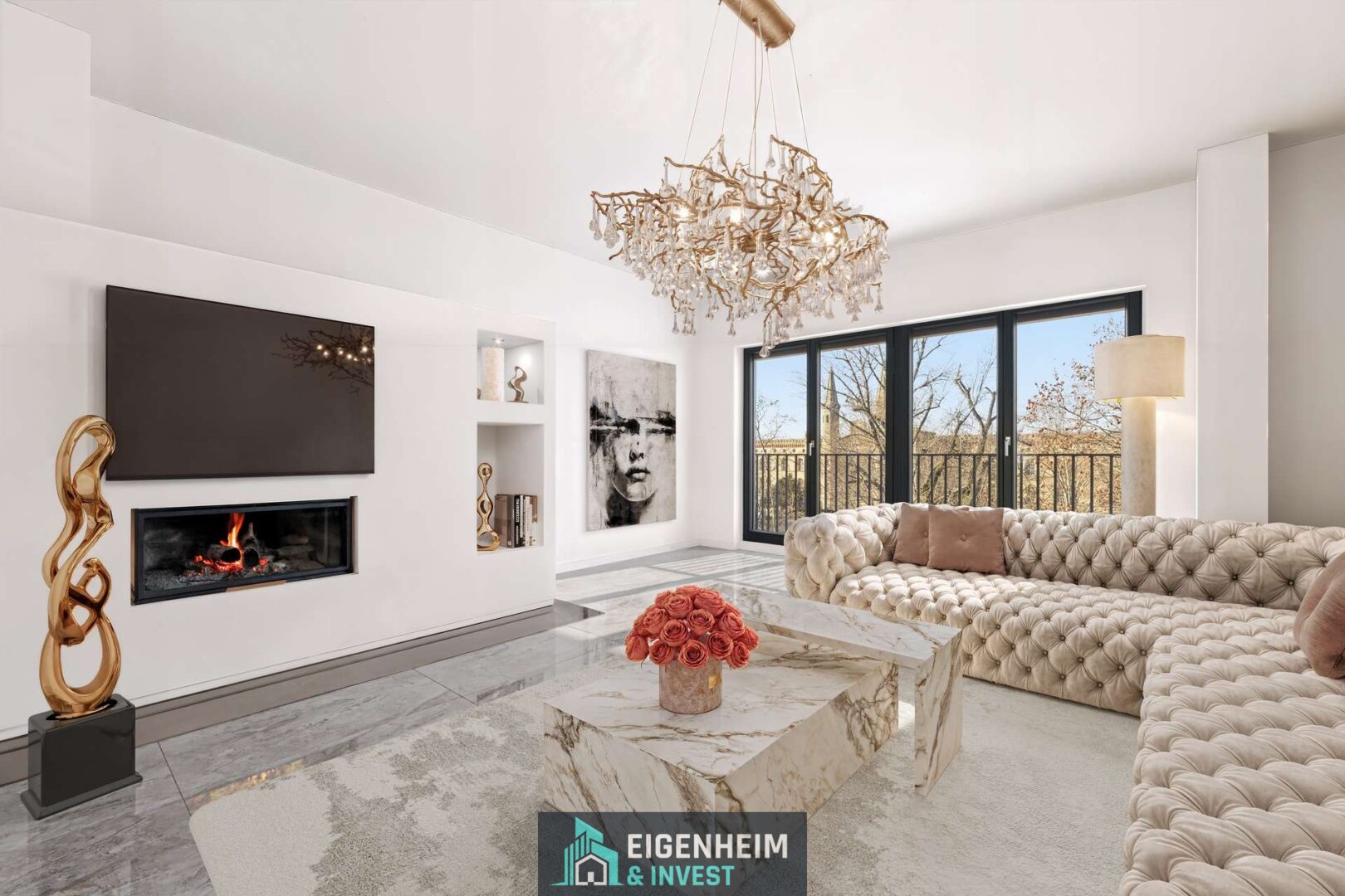 Visualisierung Wohnzimmer