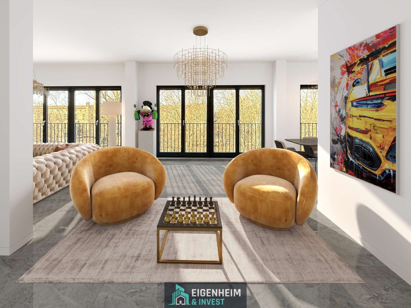 Visualisierung Wohnzimmer