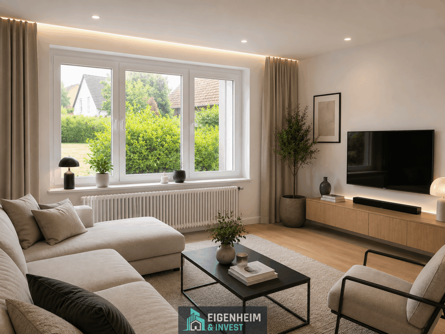 Visualisierung Wohnzimmer